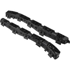 Bumper Support Bracket, Left and Right Side Rear Bumper Retainer Bracket Hold Mount No.866133X000/866143X000 for Hyundai Elantra 2011-2016 ABS Plastic Black, 1 Pair