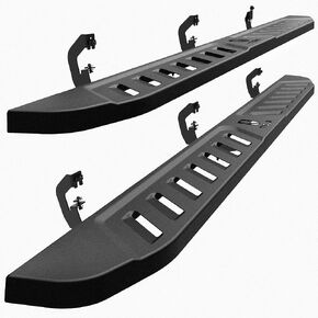 Tyger Auto 6.6" Blade Running Boards Compatible with 2007-2018 Chevy Silverado GMC Sierra 1500; 2007-2019 2500 3500HD; 2019 LD/Limited | Crew Cab | TG-BL7C7148 | Side Step Nerf Bars