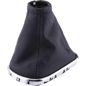 Qiilu Shift Boot for Cruze 2008-2012 Gear Shift Gaiter Boot PU Leather Shift Knob Shifter Boot Cover Gear Shift Knob Boot Dust Cover