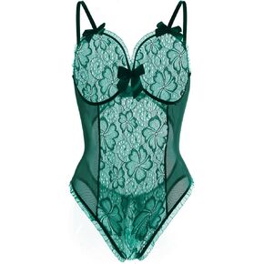 ملابس داخلية نسائية مثيرة مكونة من قطعة واحدة من الدانتيل لليالي الرومانسية - ملابس نوم بيبي دول in Kuwait