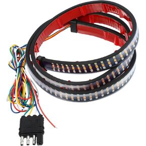 47 Inch Tailgate Light Bar 324 LED Light Strip Reverse Brake Turn Signals Strobe Lights for Chevy Silverado for Ford F150 F250 for Ram 1500 for GMC Sierra Truck RV Item Replacement