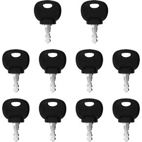 14707 Heavy Equipment Ignition Key,Ignition Keys for Hamm Bomag Volvo Bobcat Caterpillar JCB New Holland Dynapac Terex Skytrak 14707 5755124 8035807 8U-9569 14603(10 packs)
