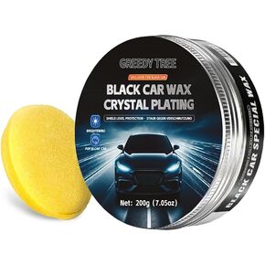 Car Wax, Carnauba Car Wax for White Car, Car Wax Kit to to Enhance Brightness and Shine Protection, 7.05 Oz Wax Car, Car Wax Polish for Long-Lasting Results(White)
