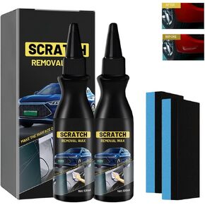 2PCS Car Scratch Repair Paste, 2025 Upgrade Car Scratch Remover for Vehicles,Car Paint Scratch Repair Wax, Car Paint Scratch Repair Polishing Wax