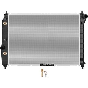 SCITOO Radiator Compatible with 2004 2005 2006 2007 2008 for Chevrolet Aveo Aveo5 1.6L for Pontiac for G3 Wave 1.6L for Suzuki for Swift Swift+ 1.5L 1.6L CU2873
