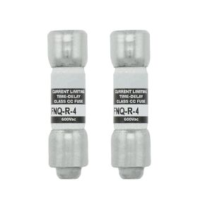 2 Pcs FNQ-R-4 FNQR4 FNQ-R 4A 600Vac Time-Delay Class CC Fuse