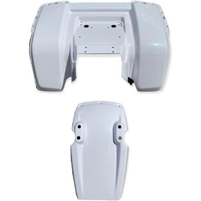 INC White Plastic Front & Rear Fender Set for Honda ATC250SX 85-87 | Durable TPO Plastics | Premium Replacement for ATC 250SX 250 SX