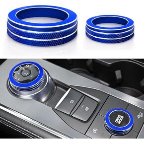 Center Control Knob Cover for Ford Explorer 2021-2023,Car Drive Mode Knob Cover Gear Shift Knobs Covers for Explorer ST XLT Limited Platinum,Aluminum Alloy,2PCS (Red) in Kuwait