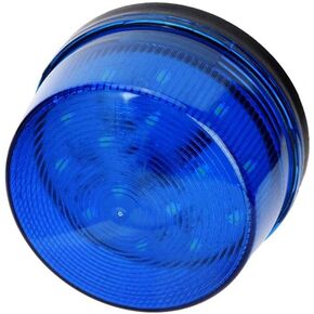 Tangxi LED Blue 12V Emergency Caution Warning Flashing Safety Strobe for Roadblock Warnings,Burglar Alarms,Compatible with Networking Alarm System