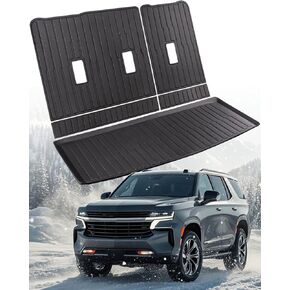 Diffcar® for Chevy Tahoe 2021-2024 & for GMC Yukon 2022-2024(Excluding XL) Backrest Mat & Cargo Liner,TPE Accessories
