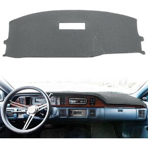 Dash Cover Mat Custom Fit for Chevy Chevrolet Caprice 1991 1992 1993,Dashboard Cover Pad Carpet K195 (Dark Gray)