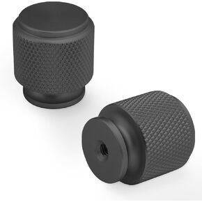 10 Pack 5Inch Matte Black Kitchen Cabinet Handles Knurled Cabinet Pulls Black Drawer Pulls Kitchen Hardware