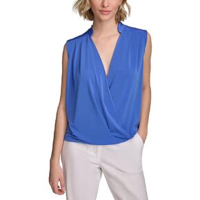 Calvin Klein Women's Draped Sleeveless Top