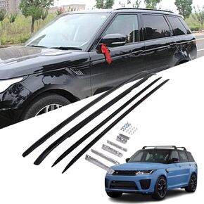 Black Roof Rack Rail Bar Fit for 2014 2015 2016 2017 2018 2019 2020 2021 2022 Range Rover Sport,Luggage Baggage,can fix Cross Bars Accessories