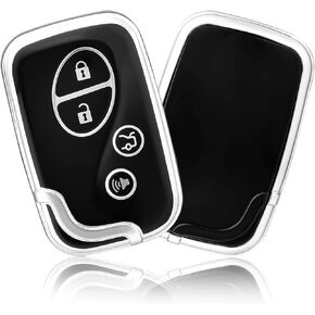 OFFCURVE for Lexus Key Fob Cover Special Key Fob Case Holder for Lexus ES350 GS300 GS430 GS450h GS460 is F IS250 IS350 LS460 LX570 RX350 Car Accessories Smart Keyless Remote Key Protector, Purple