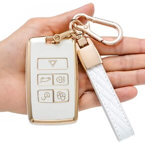 for LAND ROVER Key Fob Cover, Compatible with Land Rover Vogue Range Discovery Rover Sport
