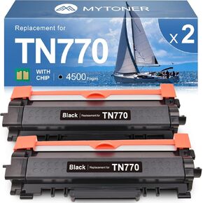 138A Black Toner Cartridge (with Chip) Compatible Replacement for HP 138A 138X Laserjet Toner for Pro 3001dw 3001dn MFP 3101fdw 3101fdn Printer,2 Pack | W1380A