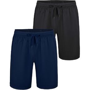 Facitisu Shorts for Men Lightweight Mens Athletic Shorts Quick Dry Gym Workout Running Shorts