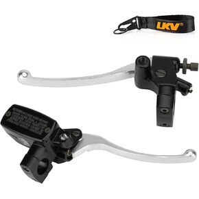 LKV Left & Right Brake Master Cylinder Clutch Lever Compatible with Honda VT600 VT750 VT1100 VT1300 VTX1300 VF750, OEM#45510-MFR-305 53172-MR1-000 53178-MAH-000