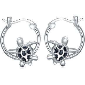 Hypoallergenic Axolotl/Butterfly Hoop Earrings for Women 925 Sterling Silver Animal Huggie Hoop Earrings Jewelry Gift for Sensitive Ears in Kuwait