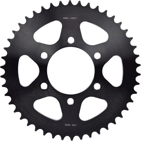 520 الملعب 46T ضرس خلفي يصلح للنينجا 400 2014-2017 EX650 ER-6n 2006-2016 EN650 2015-2024 Z650 2017-2024 Ninja650 2013-2024 Ninja650R 2006-2008 2010-2019 KLE650 2007-2018 in Kuwait