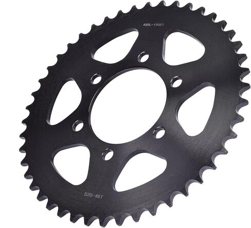 520 الملعب 46T ضرس خلفي يصلح للنينجا 400 2014-2017 EX650 ER-6n 2006-2016 EN650 2015-2024 Z650 2017-2024 Ninja650 2013-2024 Ninja650R 2006-2008 2010-2019 KLE650 2007-2018 in Kuwait