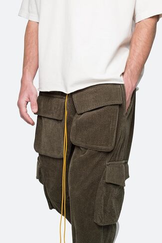 mnml Men's Corduory Snap Ii Cargo Pants in Saudi Arabia