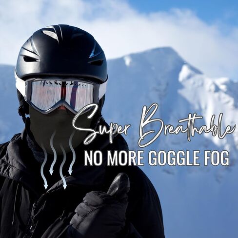 Balaclava Ski Mask - Winter Face Mask for Men & Women - Cold Weather Gear for Skiing, Snowboarding in Saudi Arabia