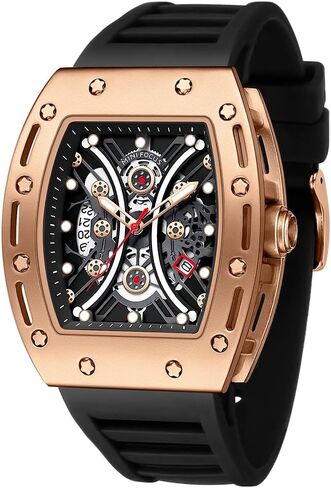 AIMES Watch Wristwatch for Men Fashion Casual Cool Big Dial Watch Luminous Waterproof Sport Analog Quartz Business Mens Watches Silicon Strap Dress Watch in Saudi Arabia