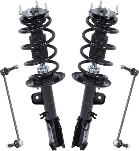 Front Suspension Kit Compatible for 2011-2013 Ford Explorer,Complete 2 Front Struts with Coil Springs Assembly 2 Sway Bar Links - Replace 172621 K750617 (4pcs) in Saudi Arabia
