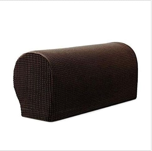 Arm Rest Covers Arm Slipcovers Stretch Armchair Arm Covers Soft Polyester Arm Caps Non Slip Furniture Protector for Chair, Sofa, Couch Pack of 4 (Black) in Kuwait