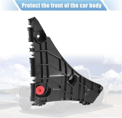 X AUTOHAUX دعامة المصد الأمامي الأيمن دعامة تثبيت فاصل لتويوتا تندرا 2014-2021 رقم 521150C110 بلاستيك أسود in Saudi Arabia