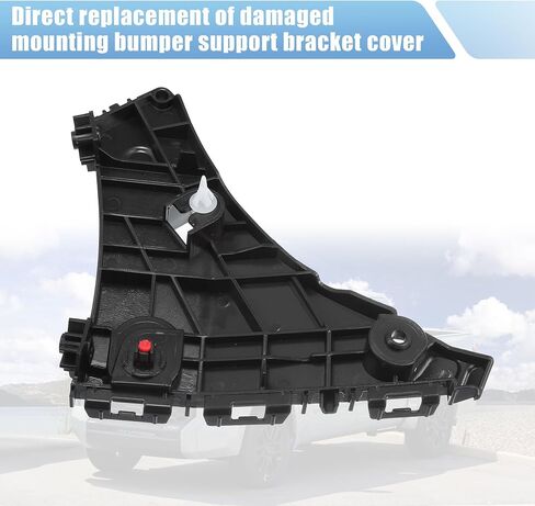 X AUTOHAUX دعامة المصد الأمامي الأيمن دعامة تثبيت فاصل لتويوتا تندرا 2014-2021 رقم 521150C110 بلاستيك أسود in Saudi Arabia