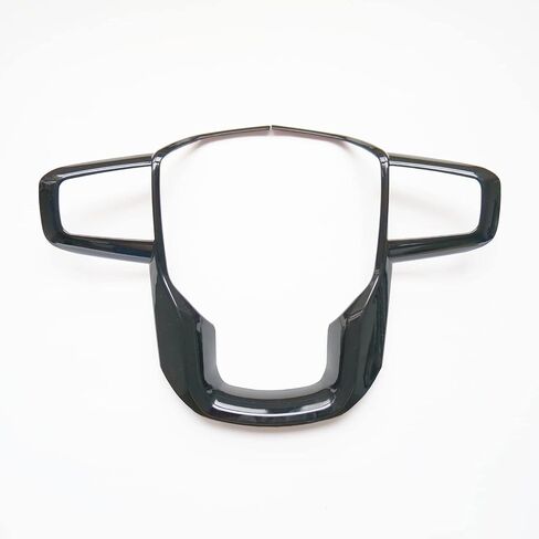 Carbon Fiber Style Interior Steering Wheel Trim Accessories for GMC Yukon XL 2021-2024 / Sierra 1500 2019-2025 / 2500HD 3500HD 2020-2025 (Black Wood Pattern) in Saudi Arabia
