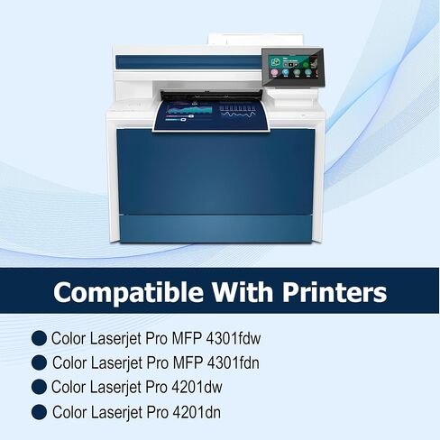قطعتان بديلتان لخرطوشة الحبر الأسود HP 206A 206X مع أحدث شريحة، W2110X لطابعة HP Color Laser Jet Pro MFP M283cdw M283fdw M282nw M255dw، M255nw in Saudi Arabia