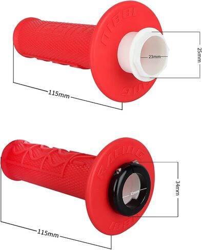 nibbi 7/8“ Throttle Grips 22mm Integrated Throttle Handlebar for Pit Bike Dirt Bike ATV in Saudi Arabia