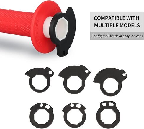 nibbi 7/8“ Throttle Grips 22mm Integrated Throttle Handlebar for Pit Bike Dirt Bike ATV in Saudi Arabia