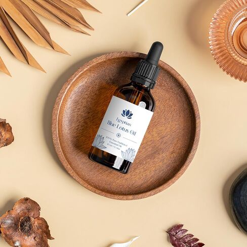 Luxury Pure Blue Lotus Oil for Ultimate Relaxation and Beauty | 10ml | 0.3 oz - Aroma, Calming | Skin Care | Meditation | Yoga | Sleep in Saudi Arabia