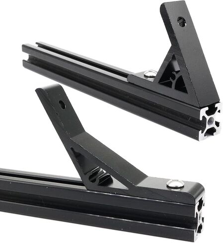 20Sets 2020 Series Aluminum Extrusion Profile Connectors with 20pcs 2020 Extruded Corner Brackets 80pcs Drop in T Nuts and Screws for 2020 Series Aluminum Profile Extrusion Rail in Saudi Arabia