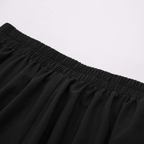 Belle Poque Women Vintage Skirt High Waist Pleated Skirt Midi A-Line Skirt with Pockets in Kuwait