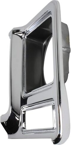 For Chevy C10 / C20 / C30 Headlight Door 1979 1980 Driver and Passenger Side Pair/Set | Round | Chrome & Painted Dark Argent | GM2512104 + GM2513104 | 14021237 + 14021238 in Saudi Arabia
