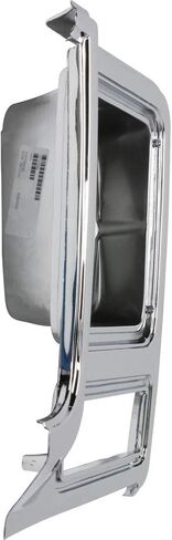 For Chevy C10 / C20 / C30 Headlight Door 1979 1980 Driver and Passenger Side Pair/Set | Round | Chrome & Painted Dark Argent | GM2512104 + GM2513104 | 14021237 + 14021238 in Saudi Arabia