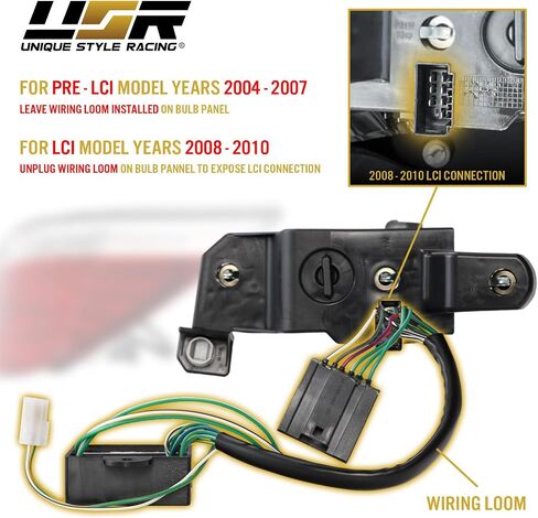 USR 04-10 5-Series E60 Side Marker Light – SMOKE Side Marker Lamps (Left + Right) Pair - Compatible with 2004-2010 BMW 5 Series E60/E61 4D Sedan & 5D Wagon All Models (SMOKED SIDE MARKER LIGHTS) in Kuwait