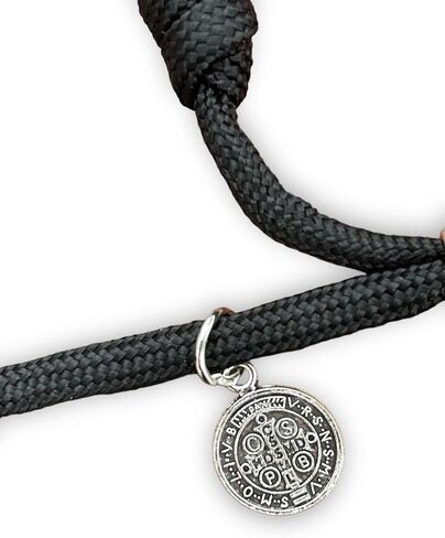 MUNIFICENCE Christian Catholic Blessing String Bracelet Prayer Rosary Paracord Protection Medals Jewlery for Men and Women/Pulsera Rosario Hilo Paracord Verde Adultos Hombres y Mujeres in Kuwait