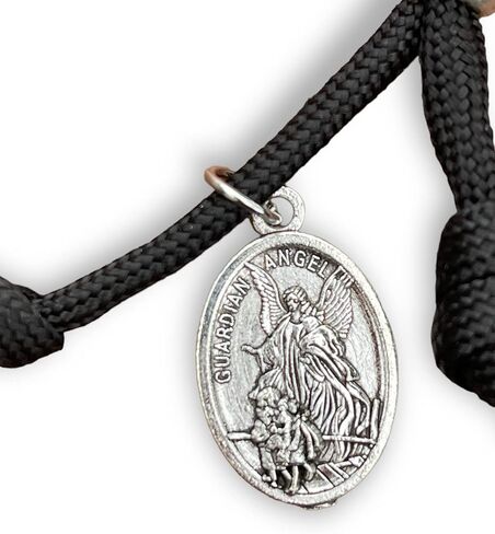 MUNIFICENCE Christian Catholic Blessing String Bracelet Prayer Rosary Paracord Protection Medals Jewlery for Men and Women/Pulsera Rosario Hilo Paracord Verde Adultos Hombres y Mujeres in Kuwait