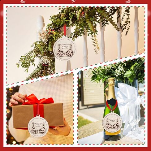 Wooden First Christmas in Our New Home 2024 Christmas Ornaments for Tree Decorations, Best Housewarming Gifts for New House, New Home Gift Ideas, House Warming Gifts Red in Kuwait