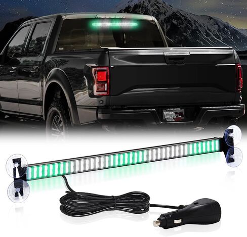 MAODANER LED Interior Windshield Strobe Police Warning Lights, Suction cups Base Emergency Hazard Traffic Advisor Safety Lightbar, Hideaway Flashing cop Light Mount for Vehicles Trucks (Amber) in Saudi Arabia