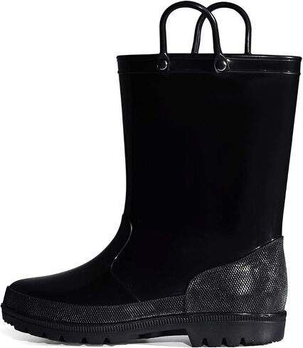 K KomForme Kids Girls & Boys Rain Boots with Easy-on Handles Waterproof Outdoors in Saudi Arabia