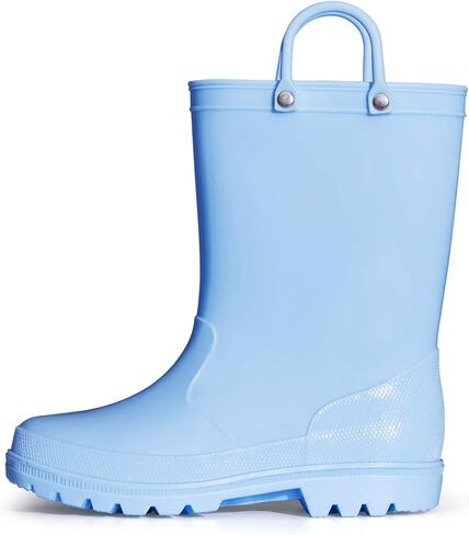 K KomForme Kids Girls & Boys Rain Boots with Easy-on Handles Waterproof Outdoors in Kuwait