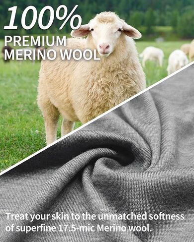 MERIGREENY Women's 100% Merino Wool T Shirts, Lightweight Base Layer, Anti-Odor Athletic Casual Tops for Running Hiking Gym, Grey, M in Saudi Arabia